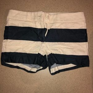 J. Crew striped shorts